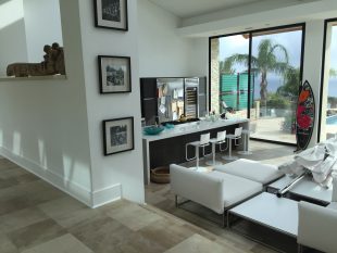 Retractable Screen doors installed in Malibu home